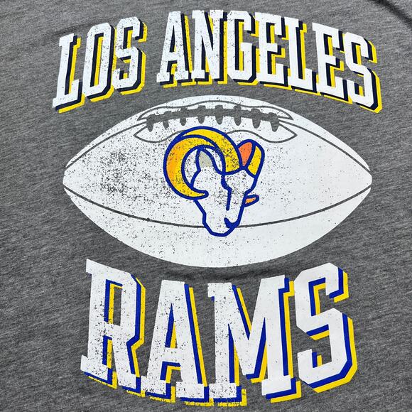 ✨NFL Los Angeles Rams Women’s Jersey Top XL Gray Team Apparel Football - Picture 6 of 10